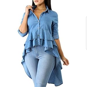 NWOT Venus high low shirt